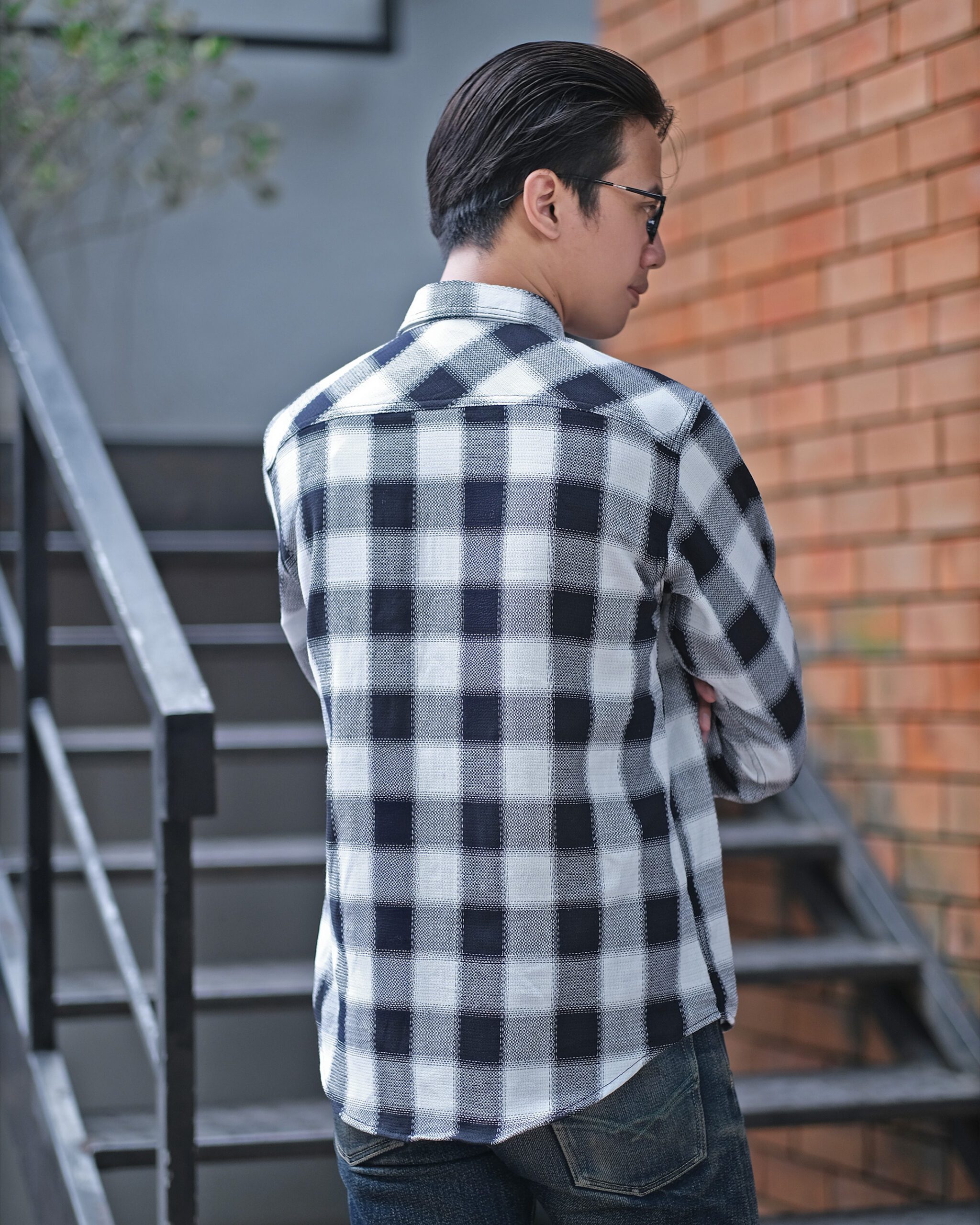 BLOCK CHECK | WHITE/BLACK - Image 3