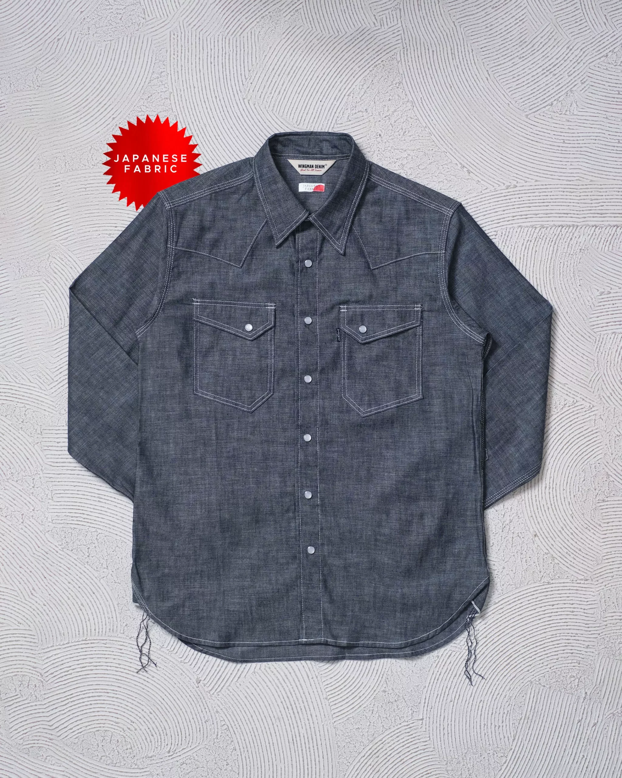 CHAMBRAY SELVEDGE | WESTERN SHIRT L/S