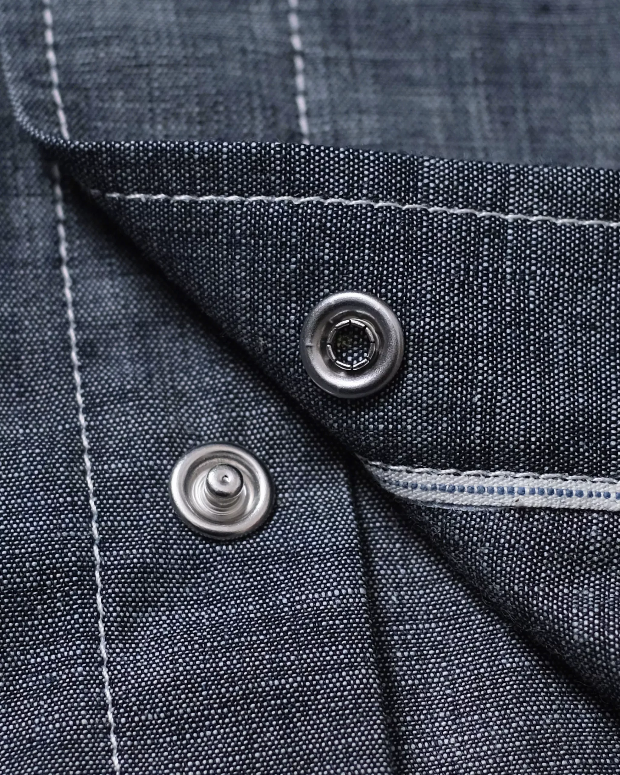 CHAMBRAY SELVEDGE | WESTERN SHIRT L/S - Image 8