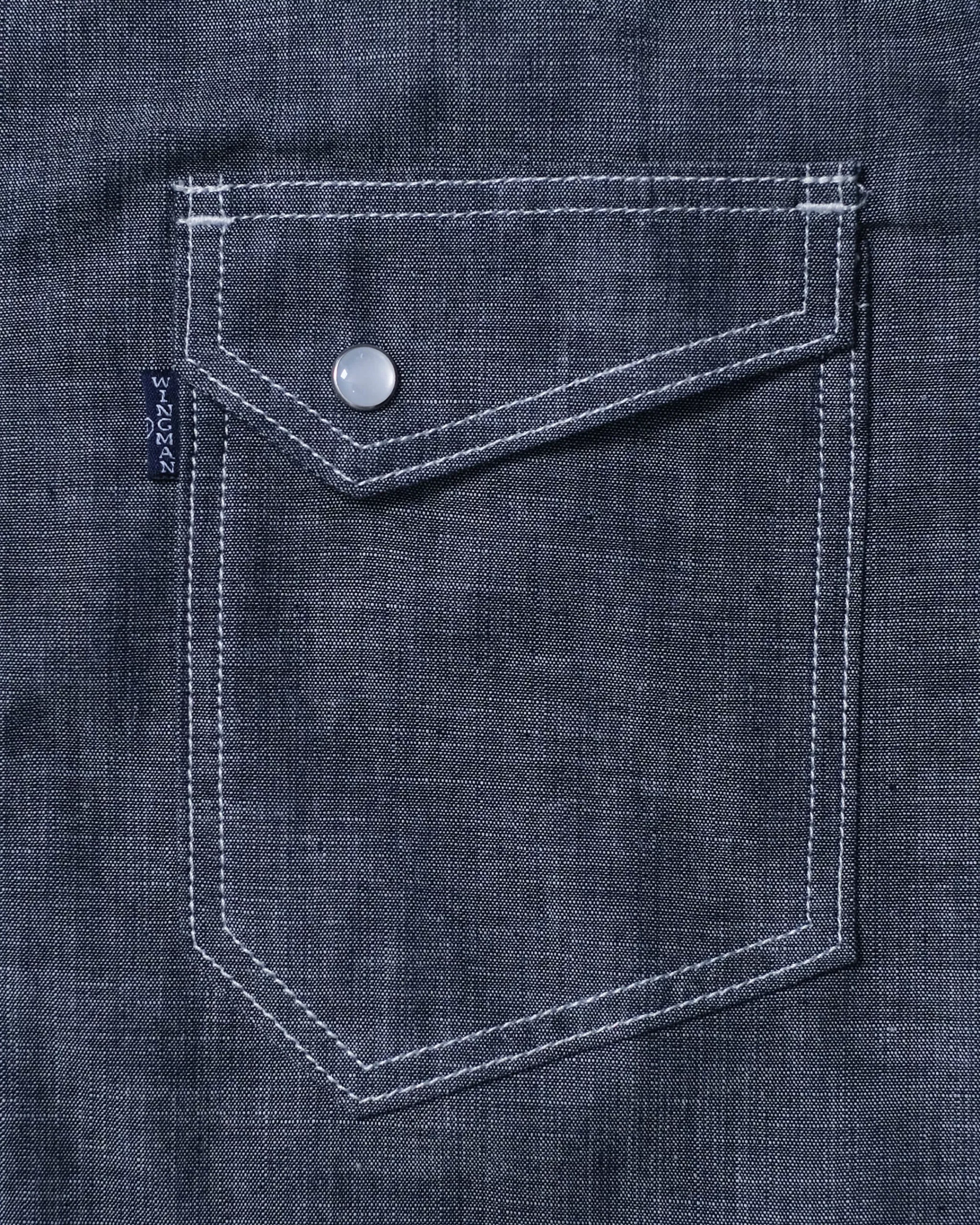 CHAMBRAY SELVEDGE | WESTERN SHIRT L/S - Image 5