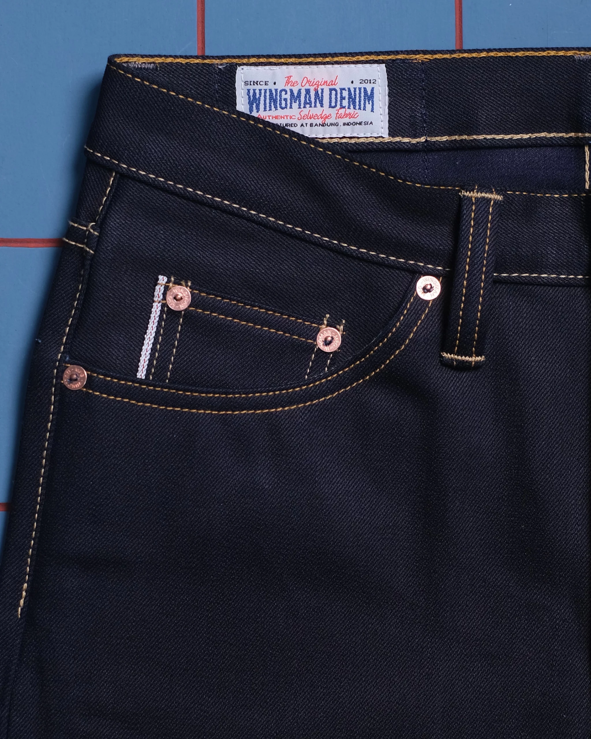 TAIRA | INDIGO x INDIGO 14.5oz SLIM FIT - Image 5