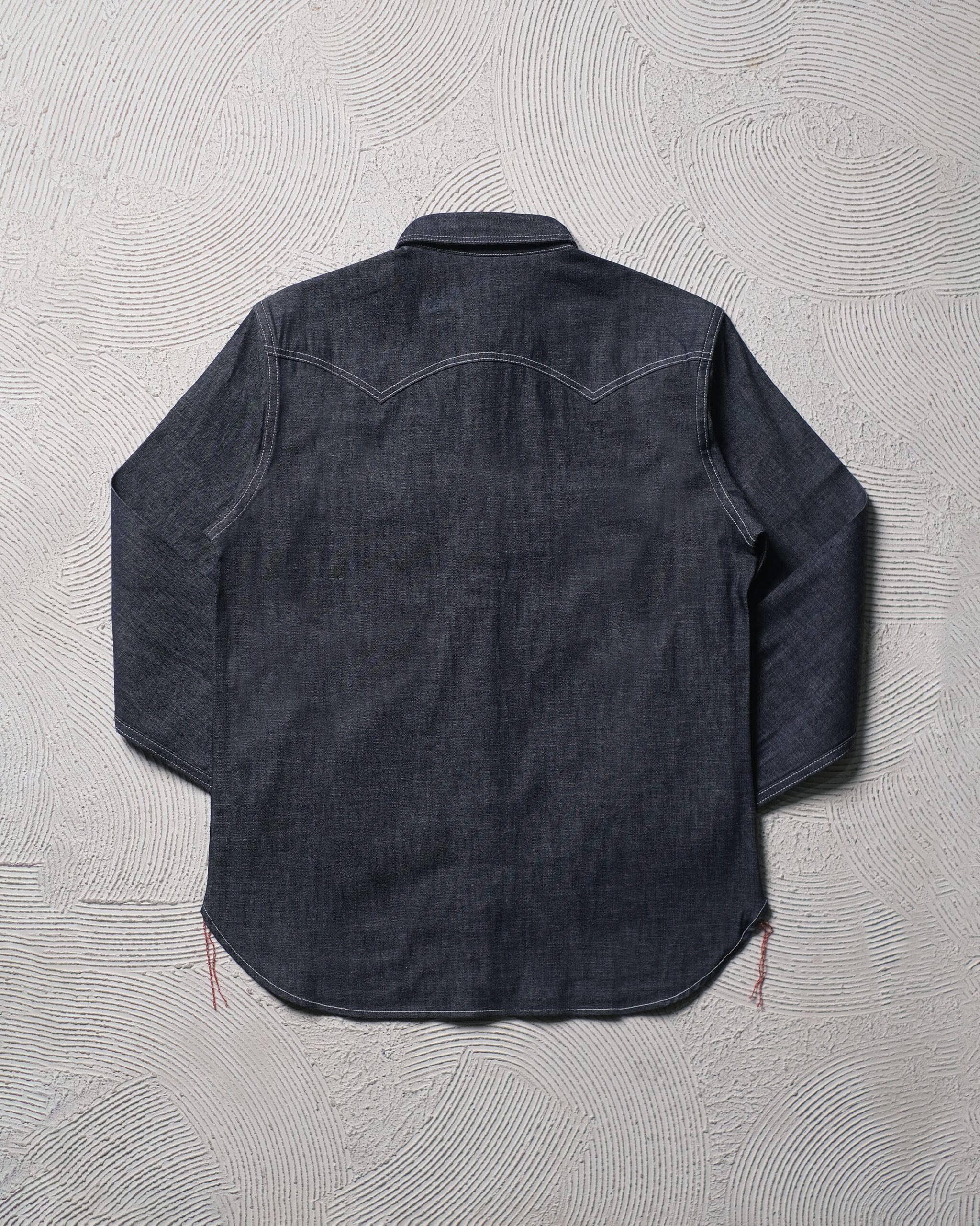 WESTERN SHIRT INDIGO L/S - Image 4