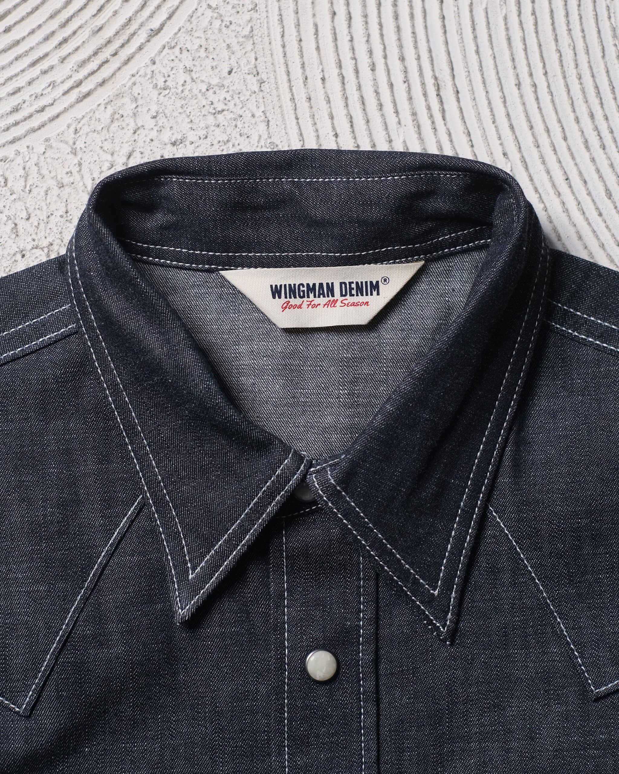 WESTERN SHIRT INDIGO L/S - Image 5
