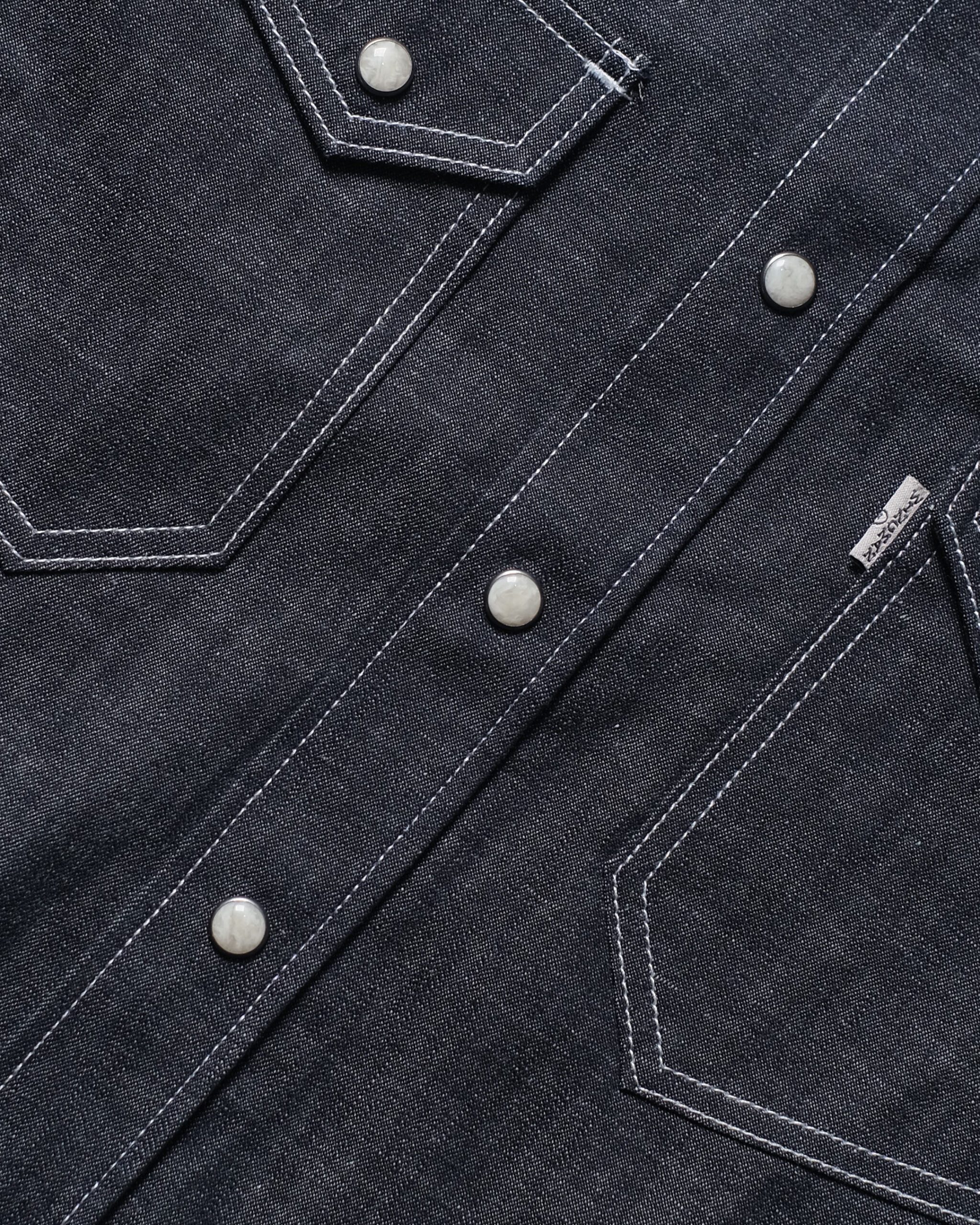 WESTERN SHIRT INDIGO L/S - Image 7