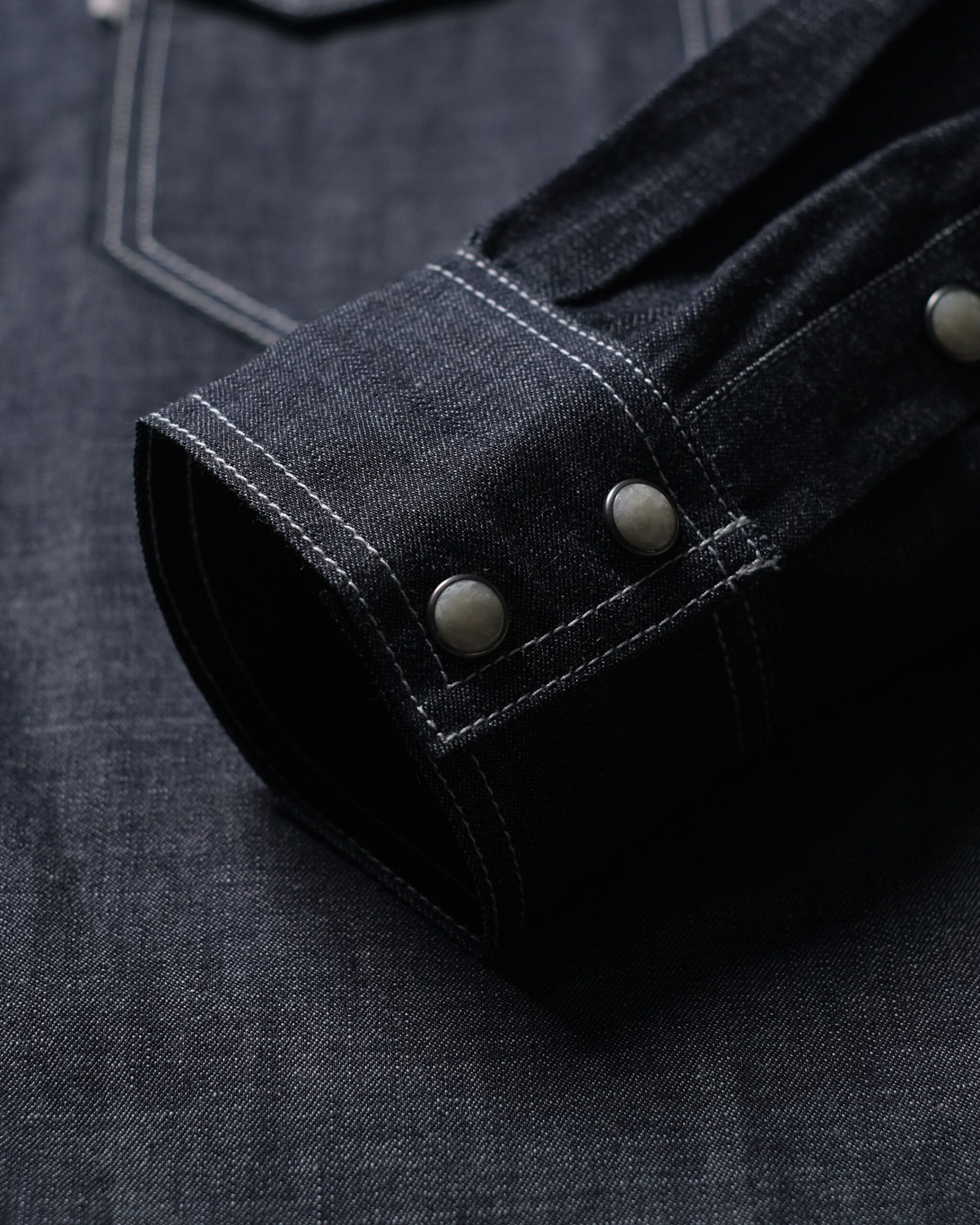 WESTERN SHIRT INDIGO L/S - Image 10